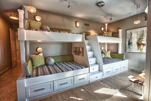 Space Saving bunk Beds ideas for small rooms