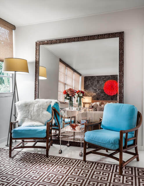 Use Mirrors to Fake a Larger Room