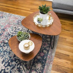Hairpin Leg Nesting Coffee Table Set