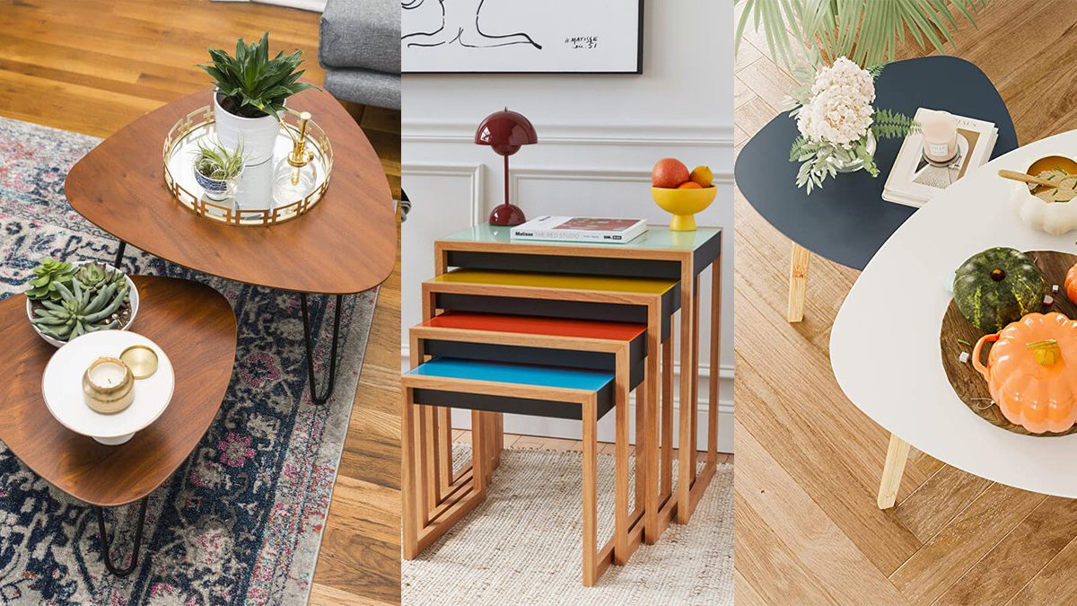 The Best Nesting Tables for small spaces